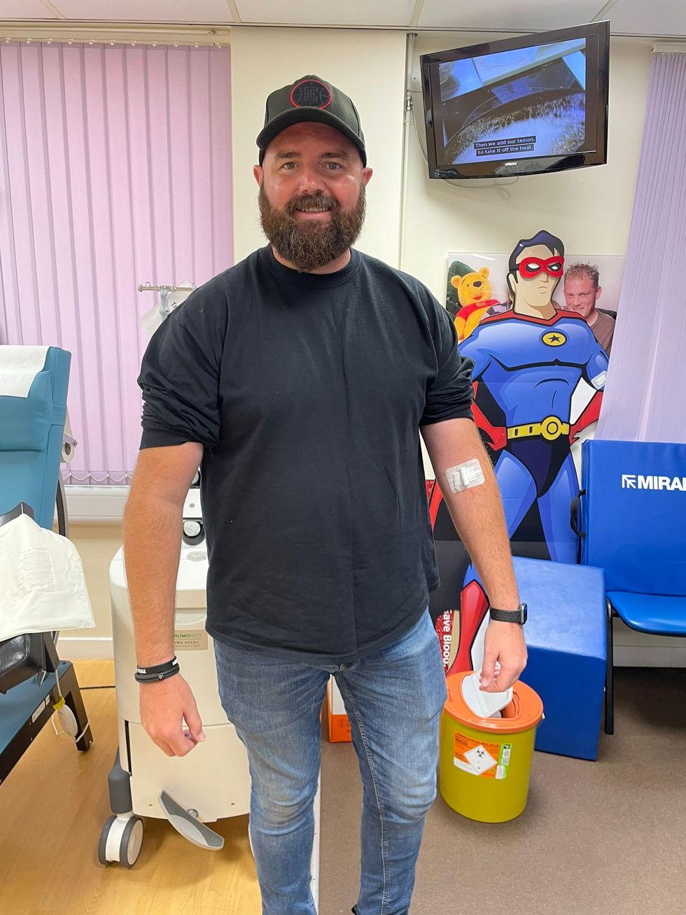 Carl Etherington, from Castleford, West Yorkshire, gave blood during Saturday's campaign and said the atmosphere at the donor centre was 