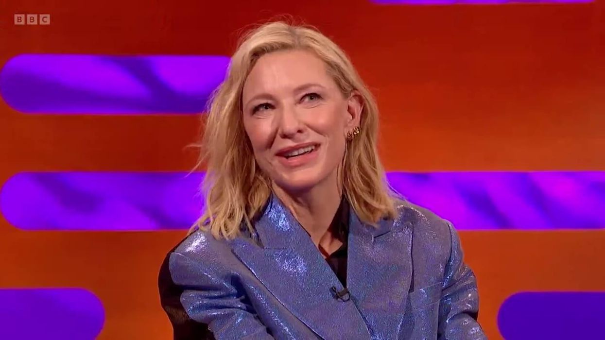 Cate Blanchett notices glaring error about her breasts during Graham Norton interview