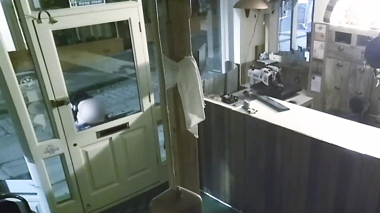 CCTV captures woman pooing on pavement outside Kent shop
