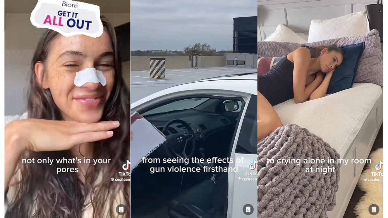 Cecilee Max-Brown in the now deleted TikTok