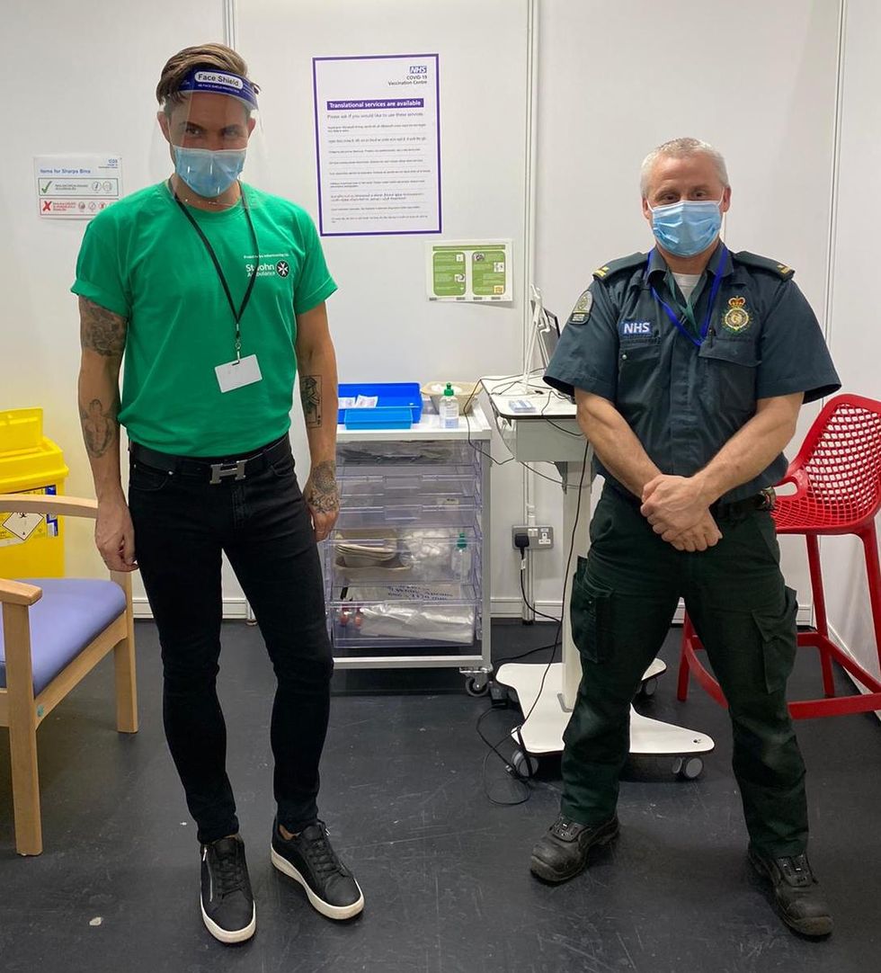 Celeb vaccinator Bobby Norris at ExCel 2