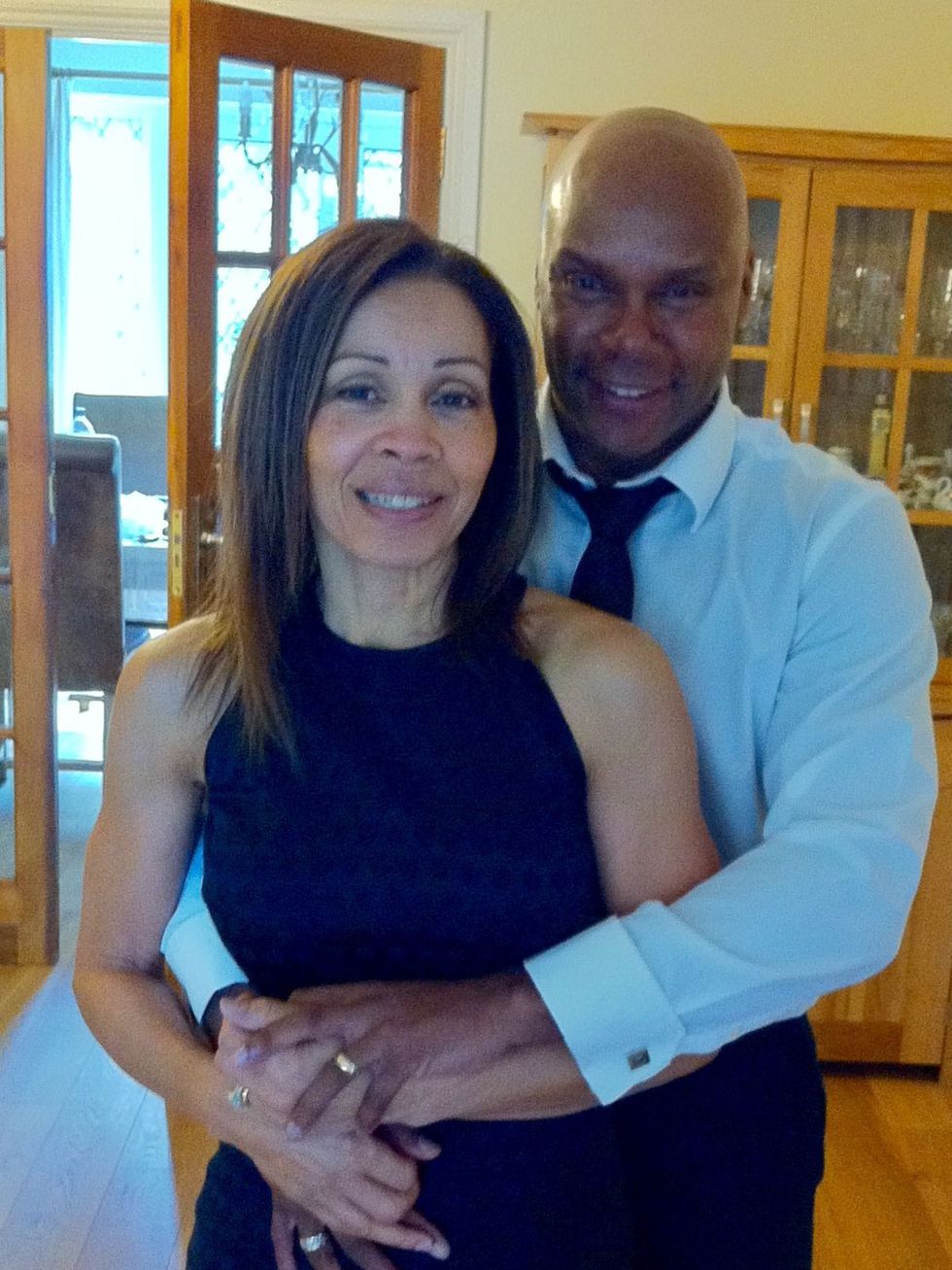 Channel 4 Hunter George Rhoden with his wife Dawn.