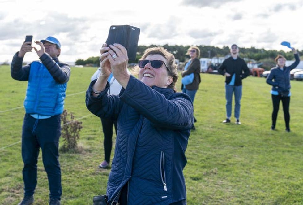 Charity microlight flight