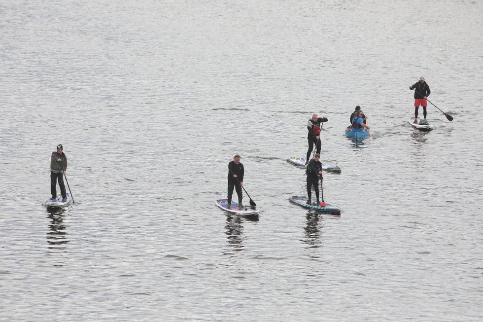 Charity stand up paddle board