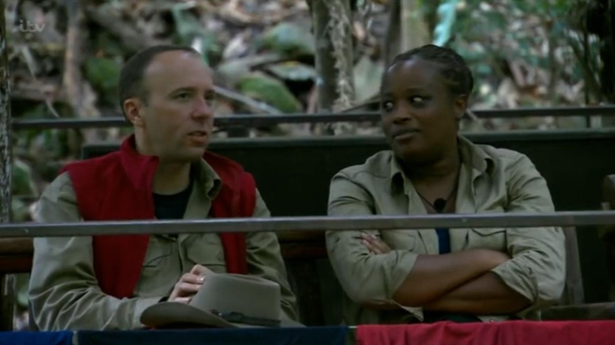 I'm A Celebrity: Charlene White summed up people's thoughts on Matt Hancock with one look