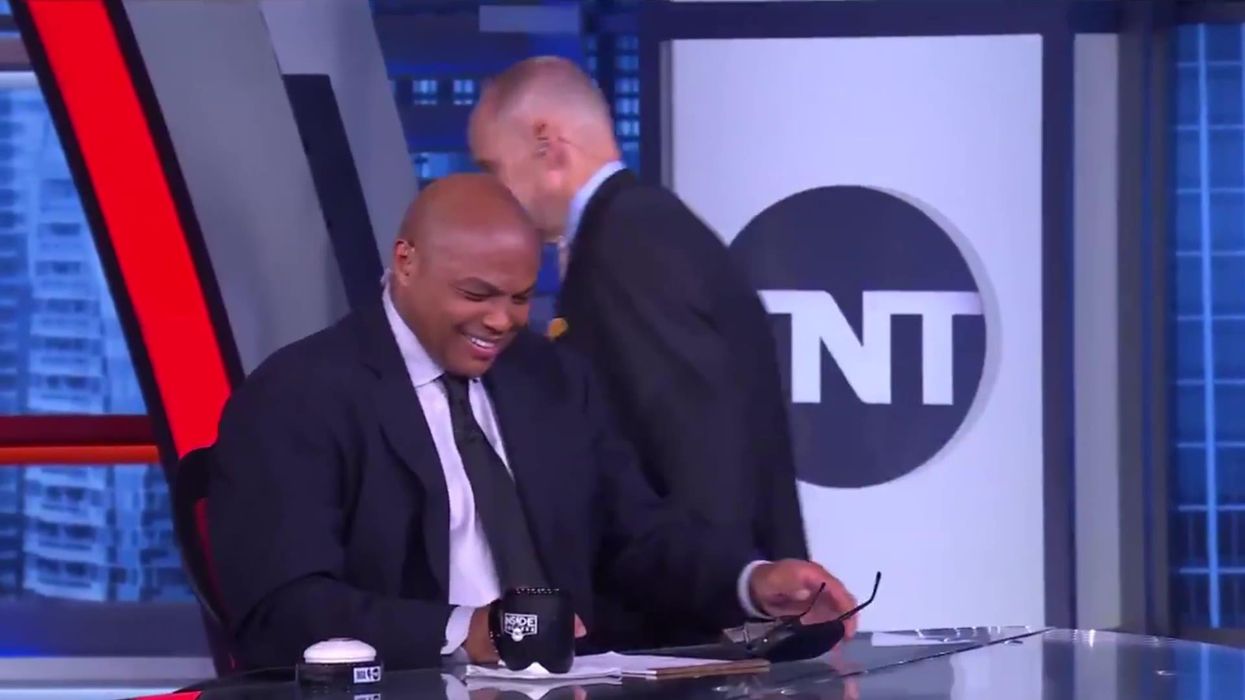 Charles Barkley filmed having F-word tirade at fan who shouted at him