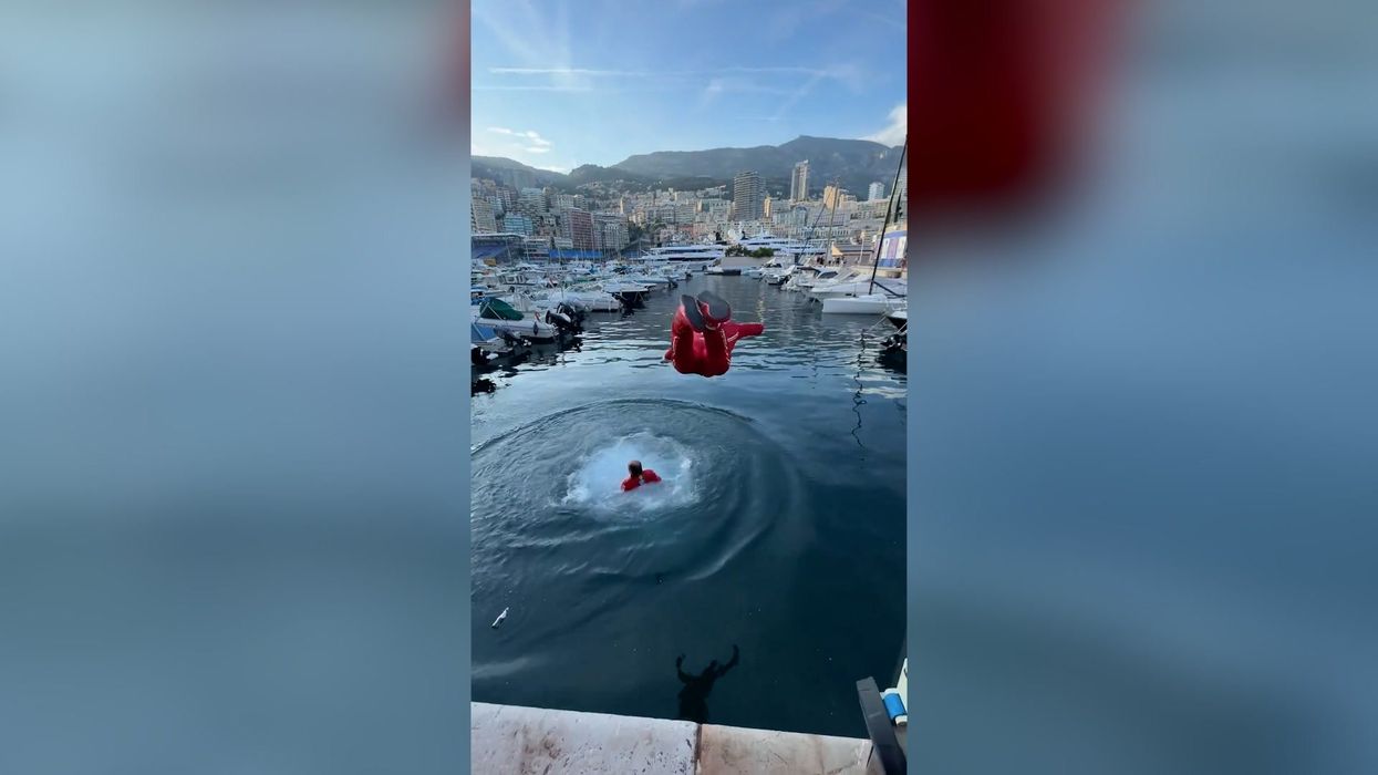 Charles Leclerc 'casually cycles home' after F1 Monaco Grand Prix celebrations
