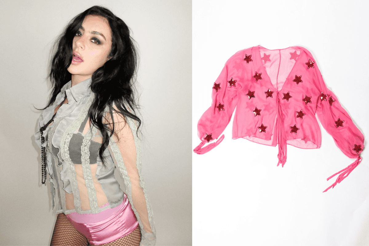 Charli XCX's 'Music, Fashion, Film' tour wardrobe is about to go on Vinted