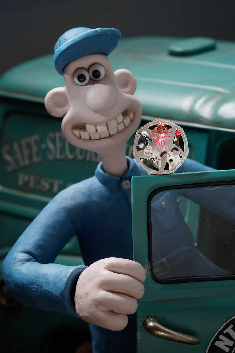 Cracking news Gromit! New Royal Mint 50p coin celebrates 50 years of Aardman