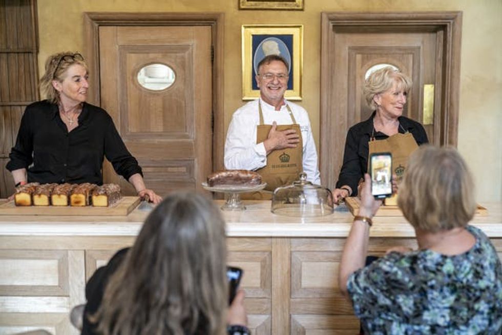 Chef Raymond Blanc attends a Winter Warmers session which he has curated a special menu for in the Orchard Room at Highgrove Gardens on the King\u2019s estate in Tetbury, Gloucestershire