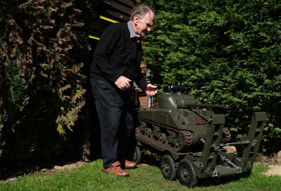 Cheffins auctioneers said the models were the 'definition of a big boy\u2019s toy and a true feat of engineering'. (Joe Giddens/ PA)