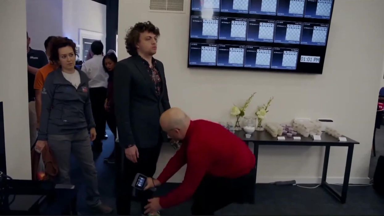 Chess player accused of cheating with anal beads receives full body scan at match