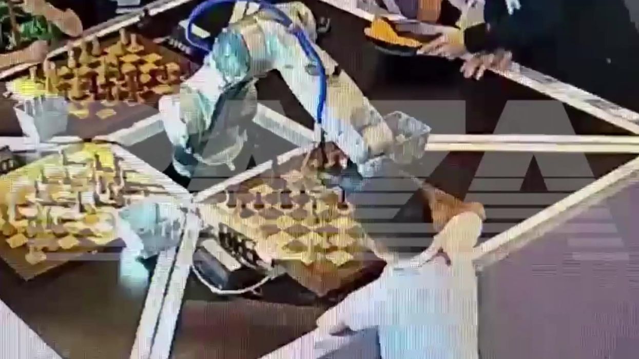 Horrifying moment chess robot breaks seven-year-old opponents fingers