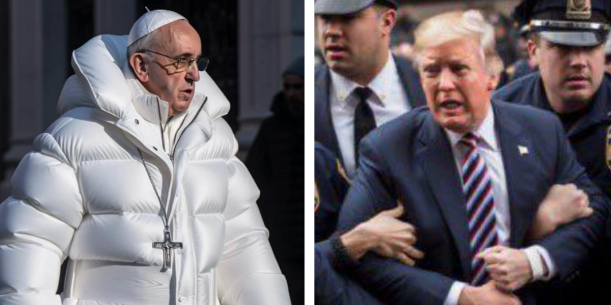 Fake Images Here's how to spot AI-generated photos as fake Trump and Pope pics ...