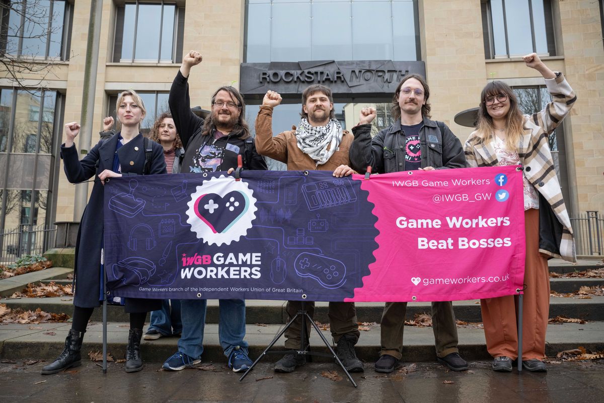 Chris Bratt, co-founder of People Make Games, attended the protest in Edinburgh and captured some of the heartbreaking stories employees shared of what happened when they were fired