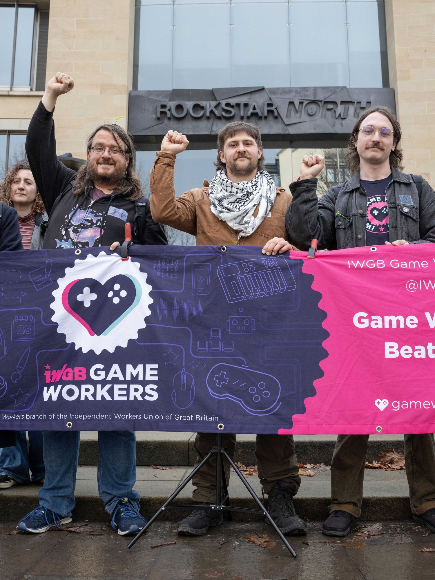 Chris Bratt, co-founder of People Make Games, attended the protest in Edinburgh and captured some of the heartbreaking stories employees shared of what happened when they were fired