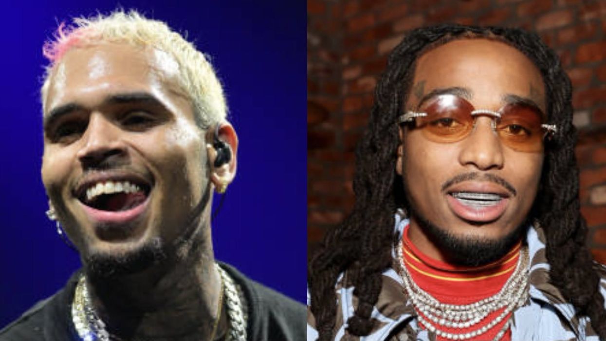 Did Chris Brown buy all the tickets for Quavo's empty concert?