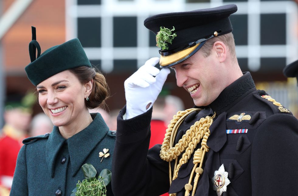Kate wears emerald green outfit to celebrate St Patrick’s Day with Irish Guards