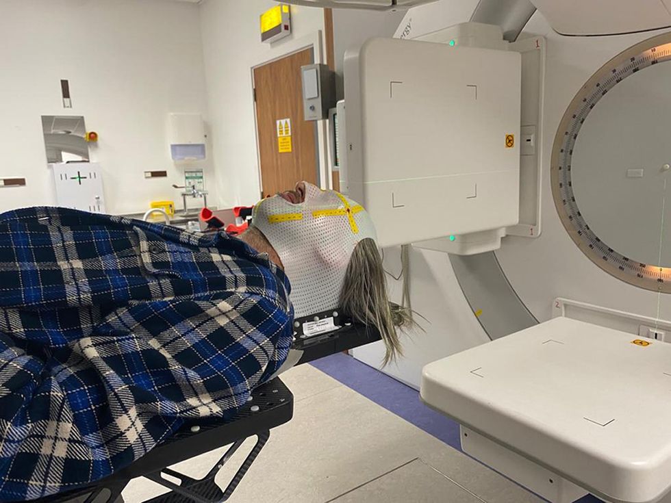 Christian Laycock in radiotherapy