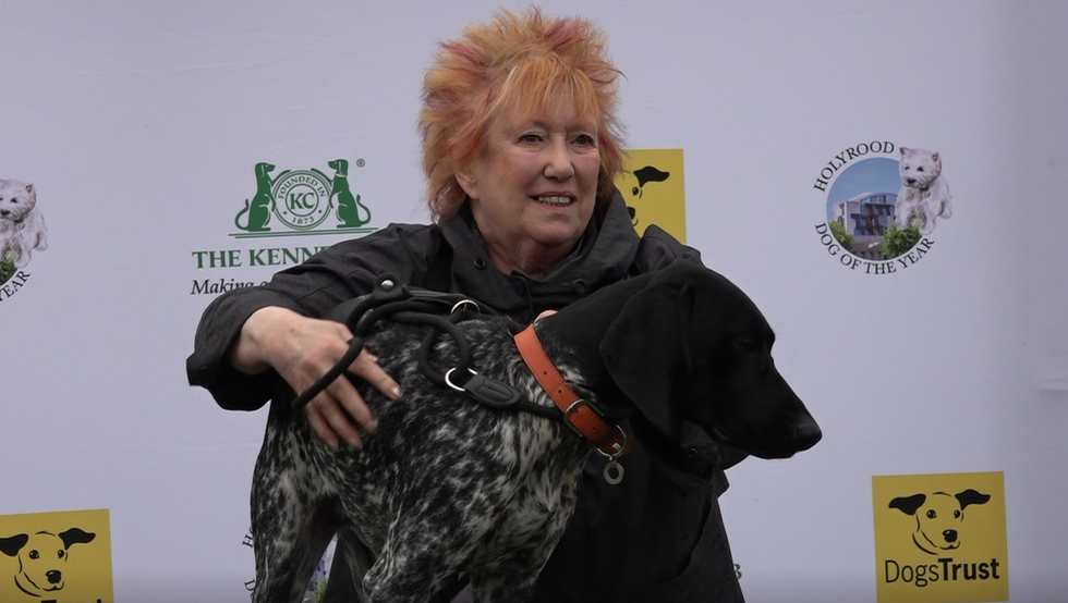 Christine Grahame’s pointer Mabel is crowned Holyrood’s dog of the year