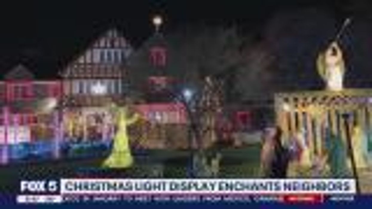 Christmas tree made out of discarded cans is the most British thing ever