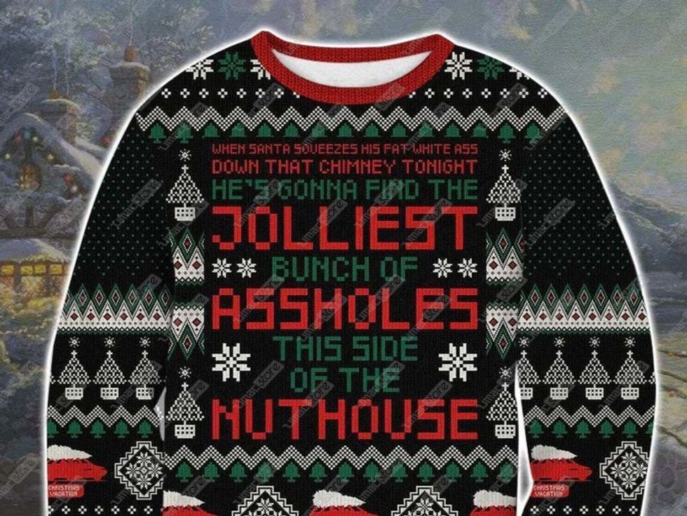 Christmas Vacation Print Ugly Christmas Unisex 3D Ugly Christmas Sweater