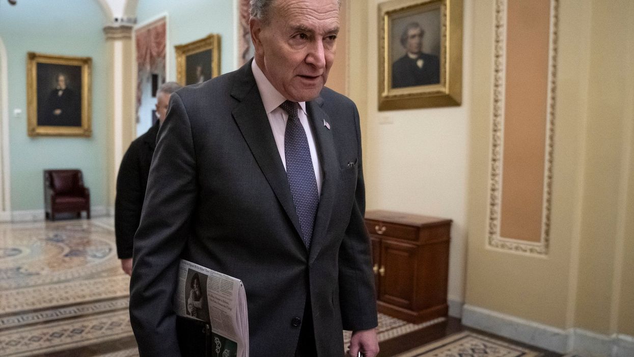 <p>Chuck Shumer suggests replacing anti-vaccine TSA agents with dogs. </p>