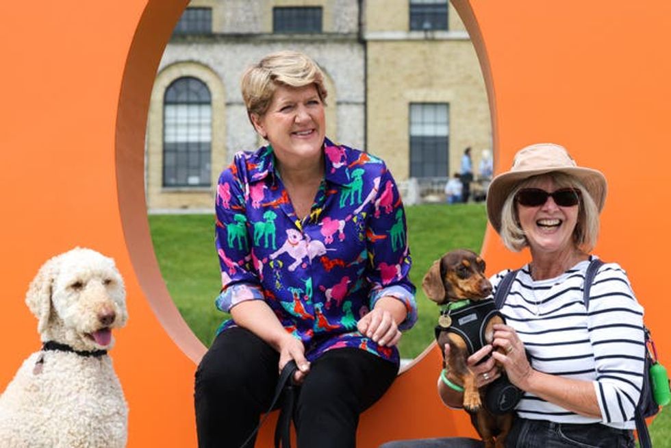 Clare Balding at Goodwoof