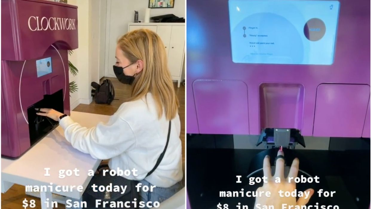 <p>Clockwork in San Francisco says it offers the ‘first robot manicure for unstoppable humans’</p>