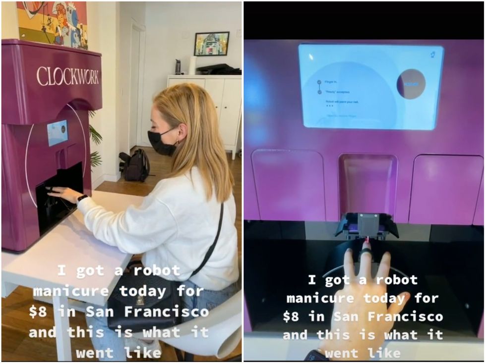 <p>Clockwork in San Francisco says it offers the \u2018first robot manicure for unstoppable humans\u2019</p>
