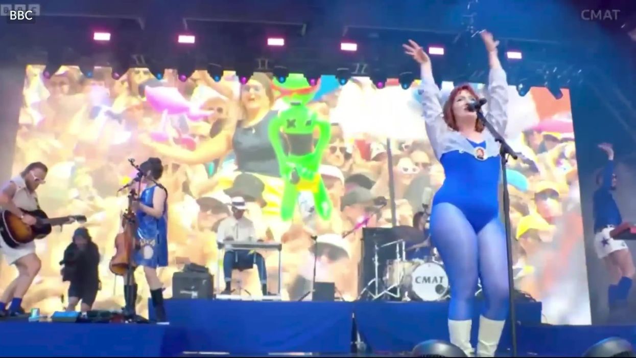 'Call off Glasto, it's peaked': The 8 best flags at Glastonbury 2025