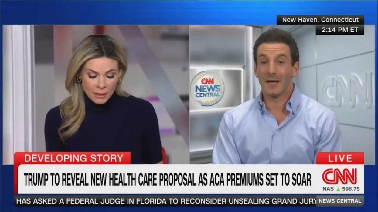 Watch: Awkward moment Trump’s healthcare announcement interrupted to say it's been postponed