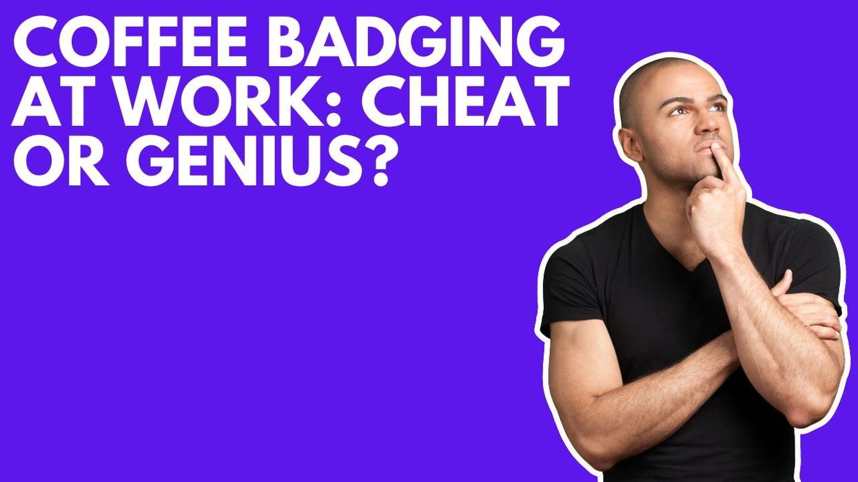 'Coffee badging' is a new workplace trend - but what does it mean?