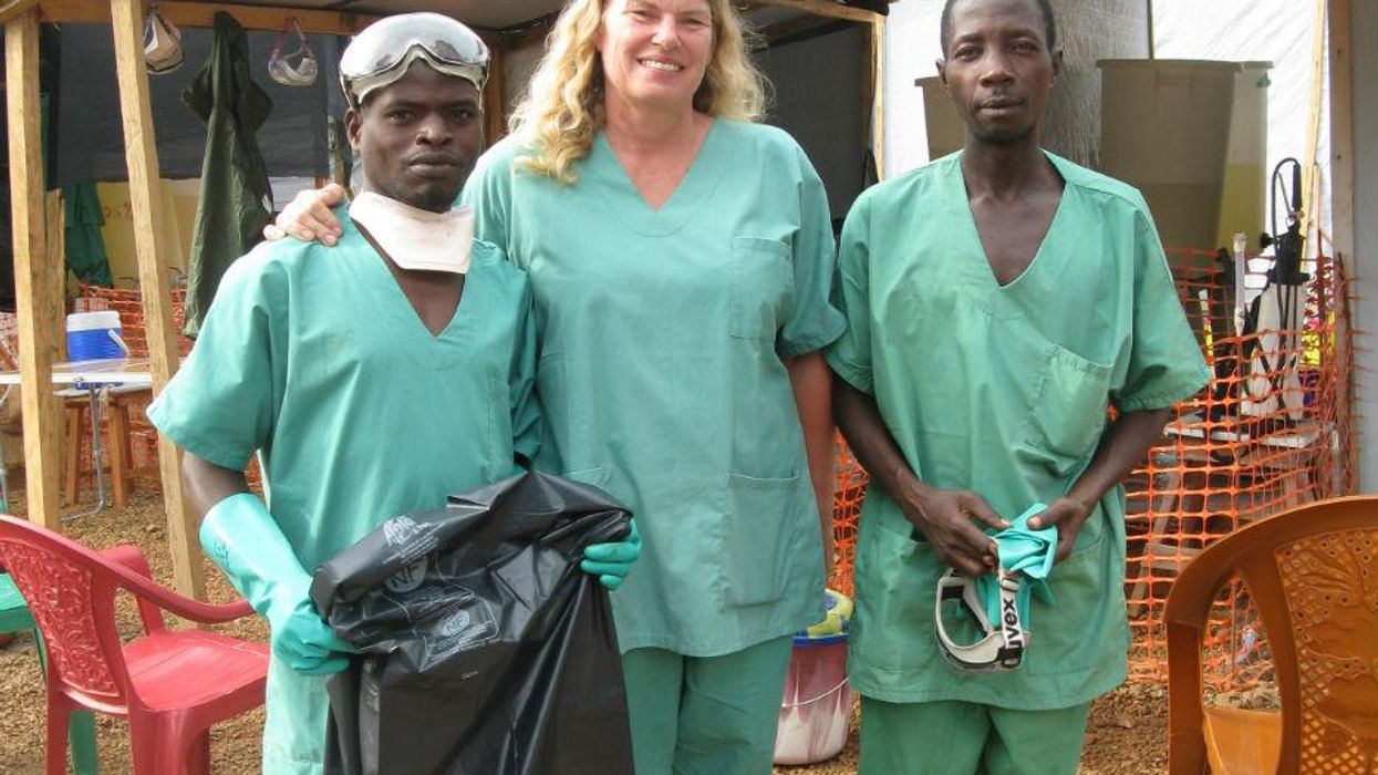 Cokie Van Der Velde is a sanitation specialist with Médecins Sans Frontières in Liberia and Guinea