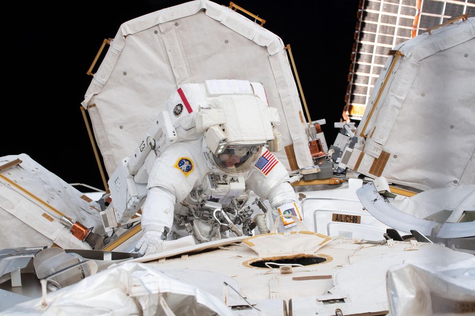 Col McClain's first mission to space was to the International Space Station (NASA/PA)