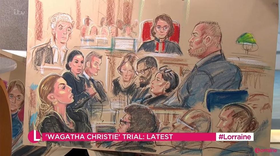 Wagatha Christie court artist admits trolls comments about her work