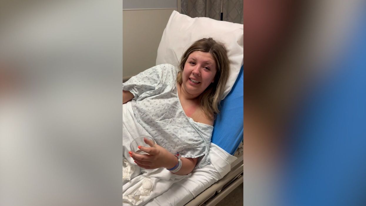 Mother and daughter left in stitches after huge post-colonoscopy fart