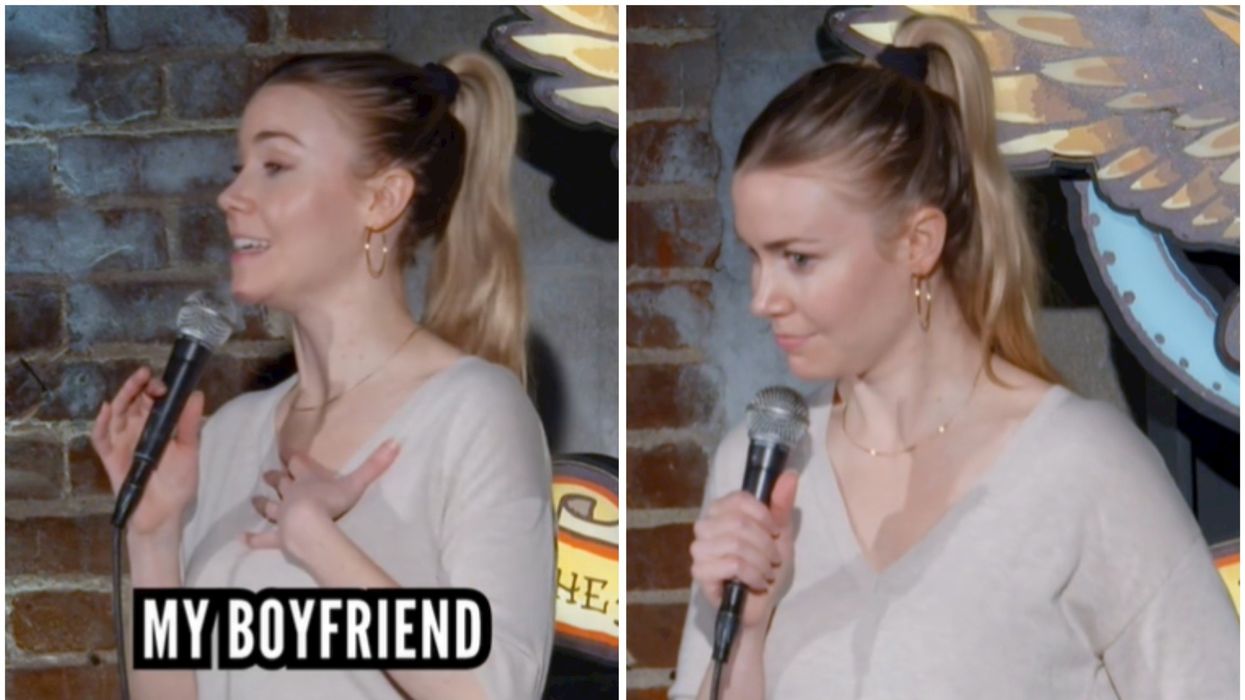 Comedian applauded for how she handled heckler who is in love with her boyfriend