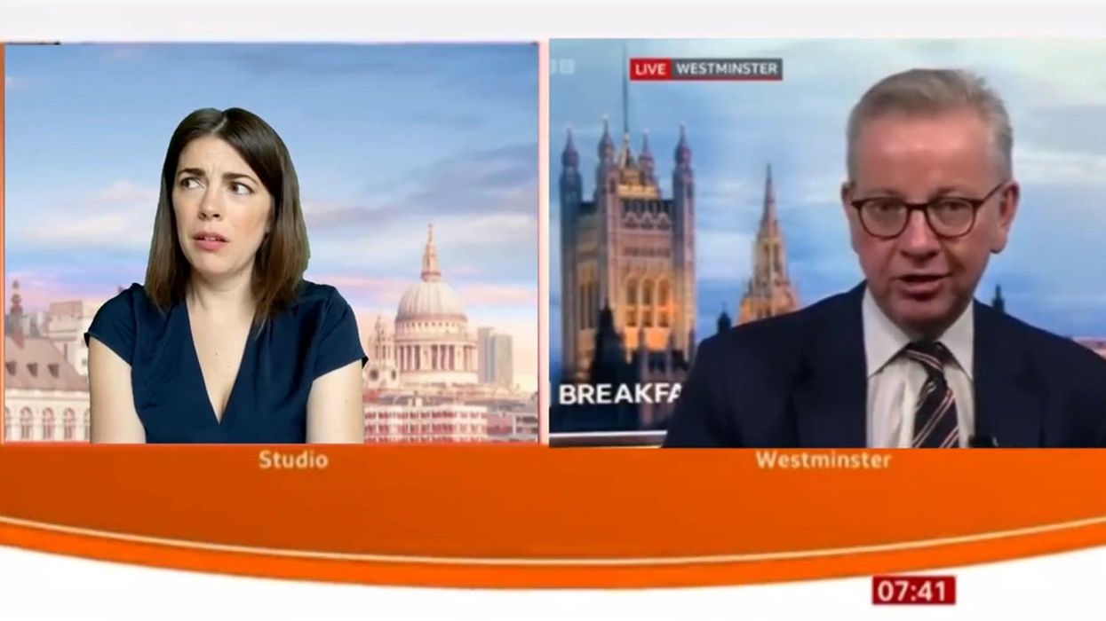 Comedian dubs herself into Michael Gove's bizarre BBC Breakfast interview