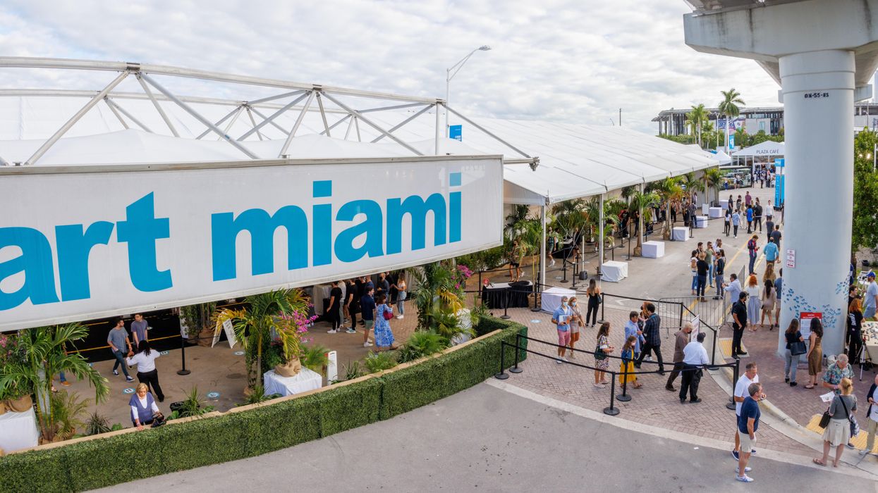 Artists kicked out of Art Basel after milking woman's breasts and auctioning the milk for $200k