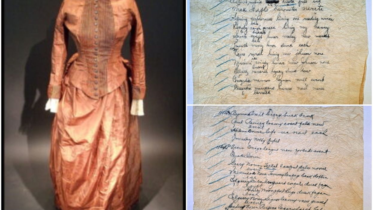 Sleuth finally cracks mystery message found hidden in a 140-year-old dress