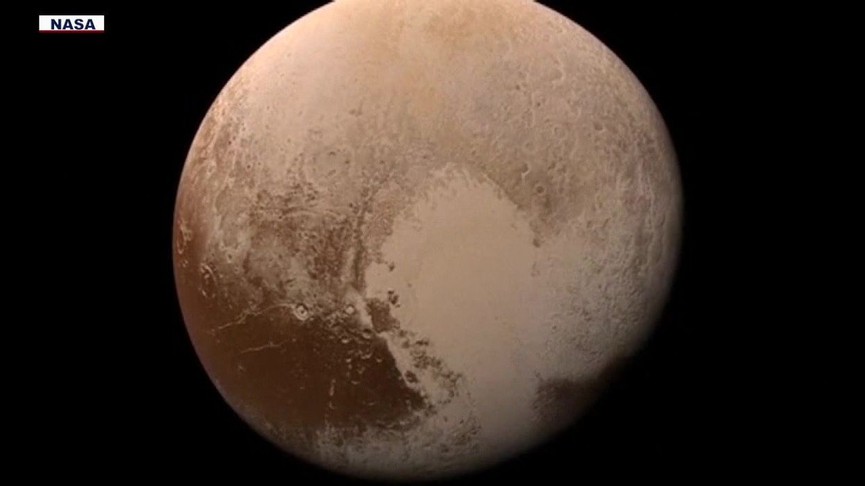 Mystery of Pluto's white heart has finally been solved
