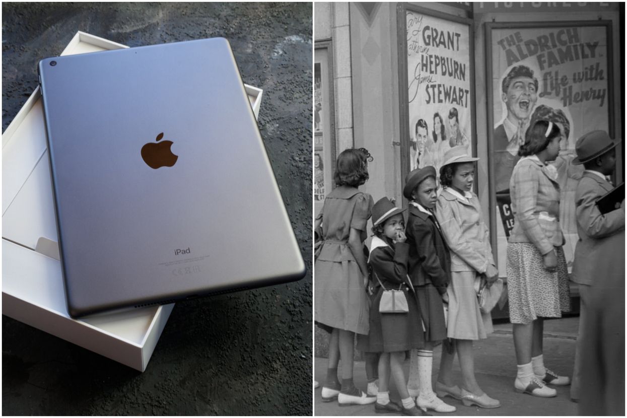 1941 photo of child clutching 'iPad' hailed as proof of time travel