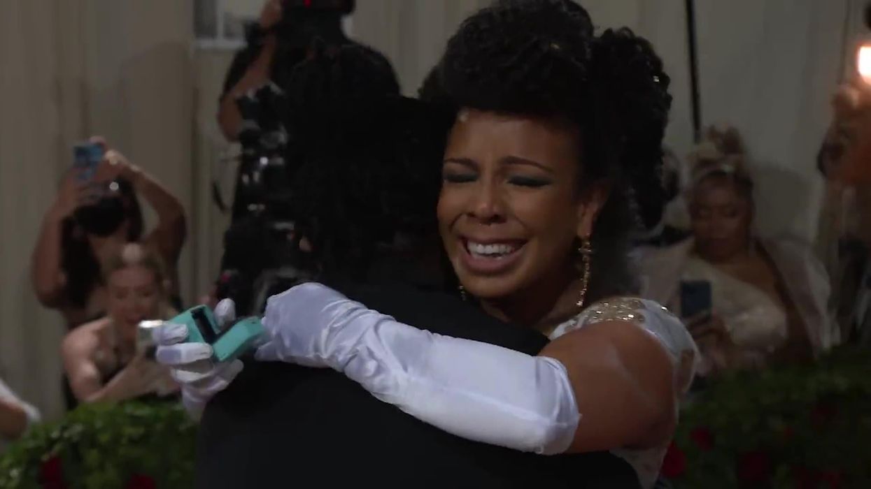 Adorable moment couple gets engaged on Met Gala red carpet