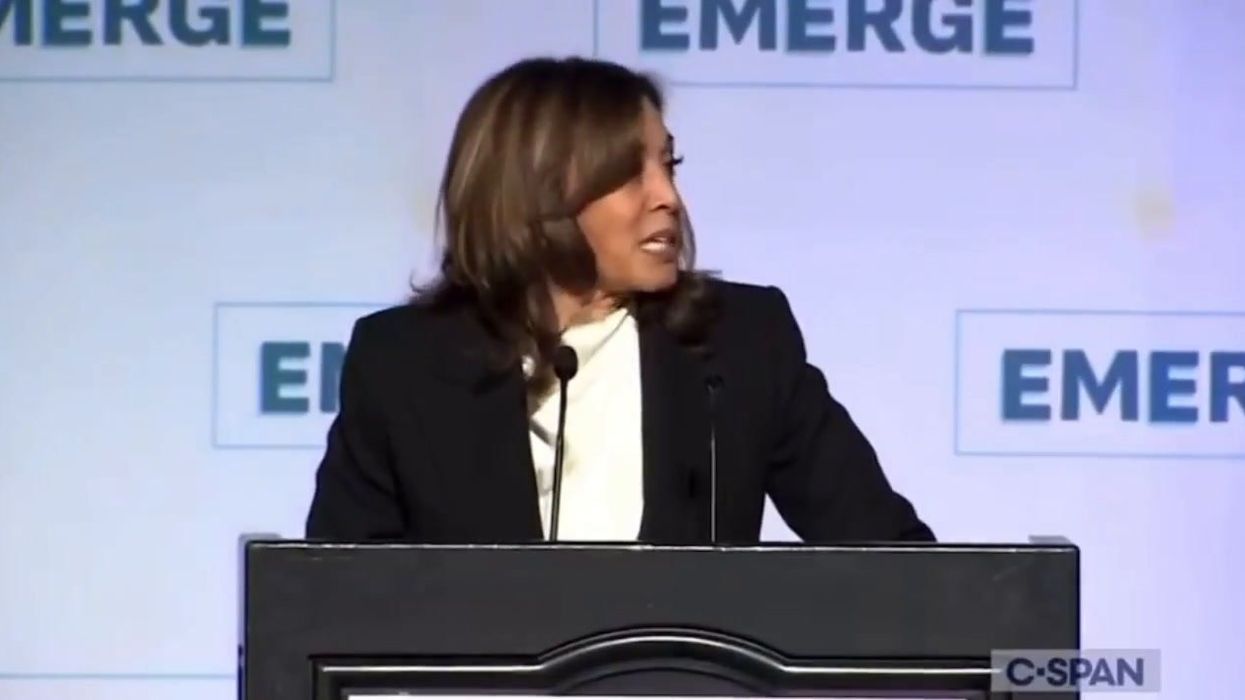 'Courage is contagious' says Kamala Harris in scathing speech about Trump