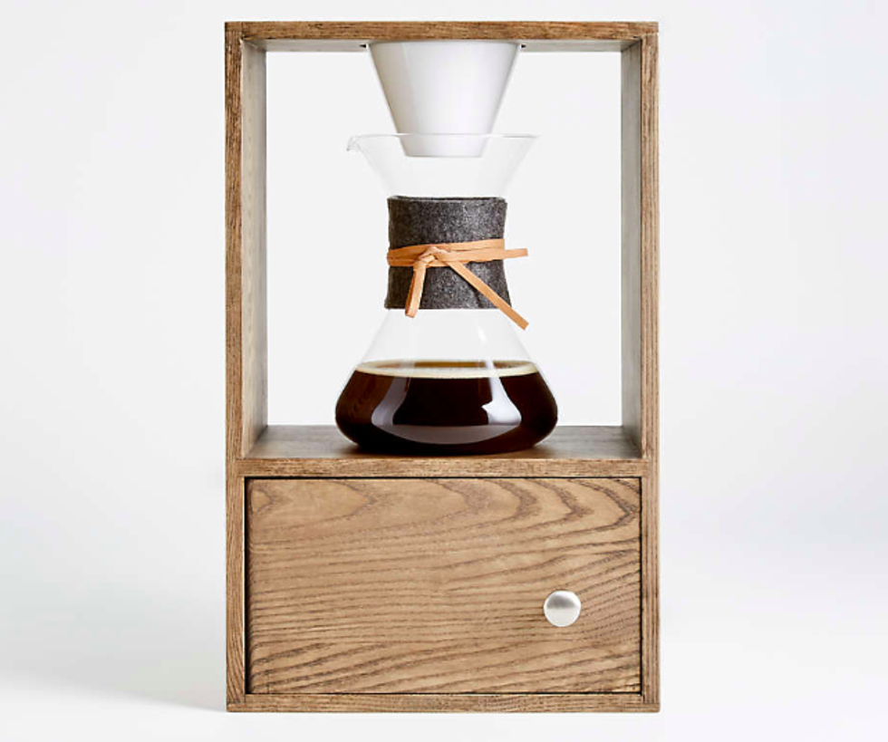 Crate & Barrel Coffee Pour-Over with Storage Set