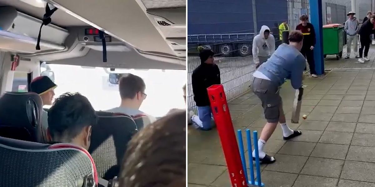 Cricketers stuck in 10-hour Dover queue launch huge impromptu game ...