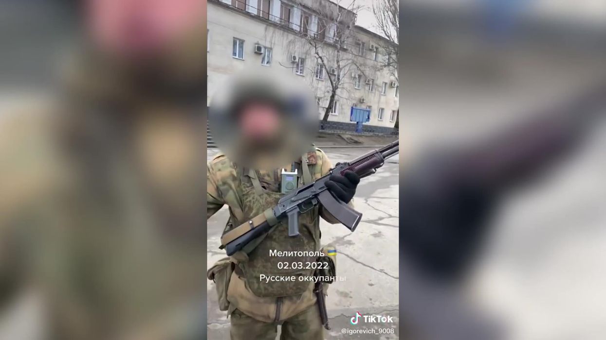 'Go home': Ukrainian civilians confront Russian soldiers