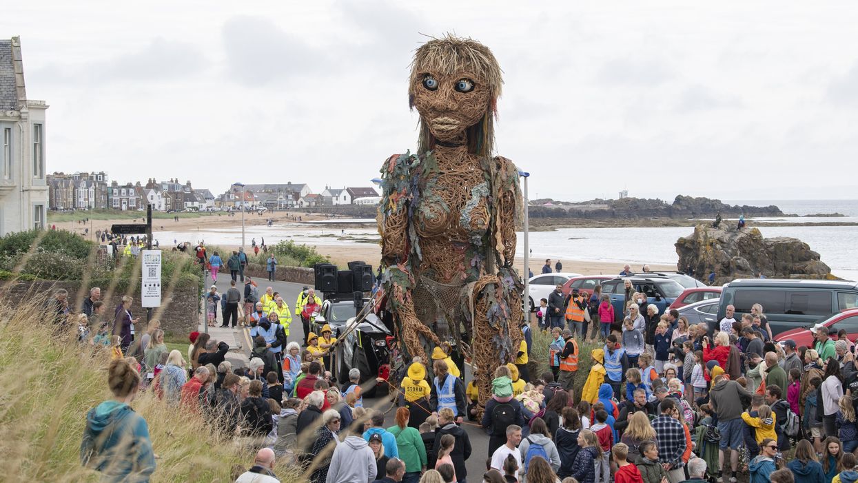 Crowds gathered in North Berwick (Lesley Martin/PA)