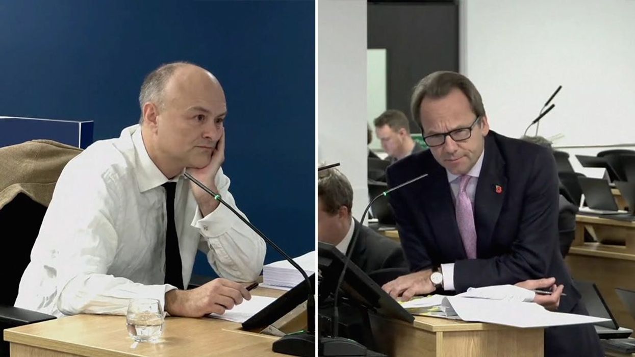 Moment Dominic Cummings is confronted for calling ministers 'useless f*** pigs'